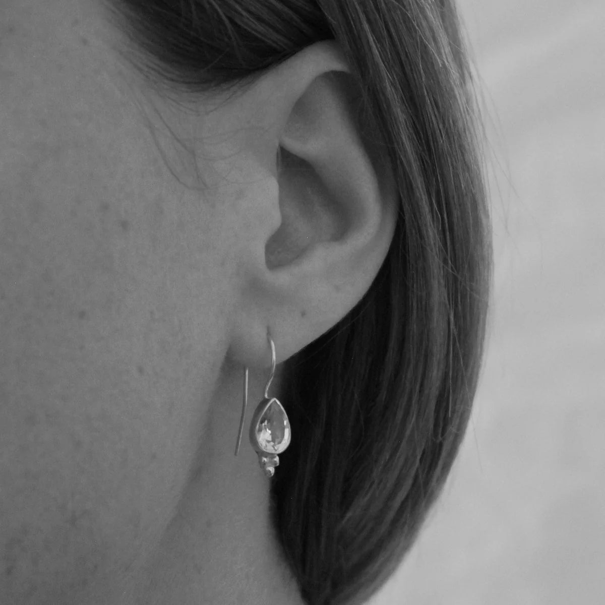 18ct Gold Vermeil Turquoise Teardrop Earrings