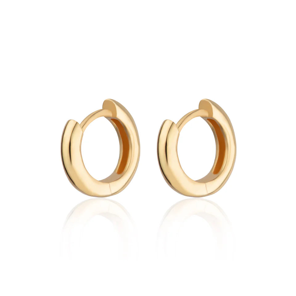 Scream Pretty Gold Vermeil Huggie Hoop Earrings