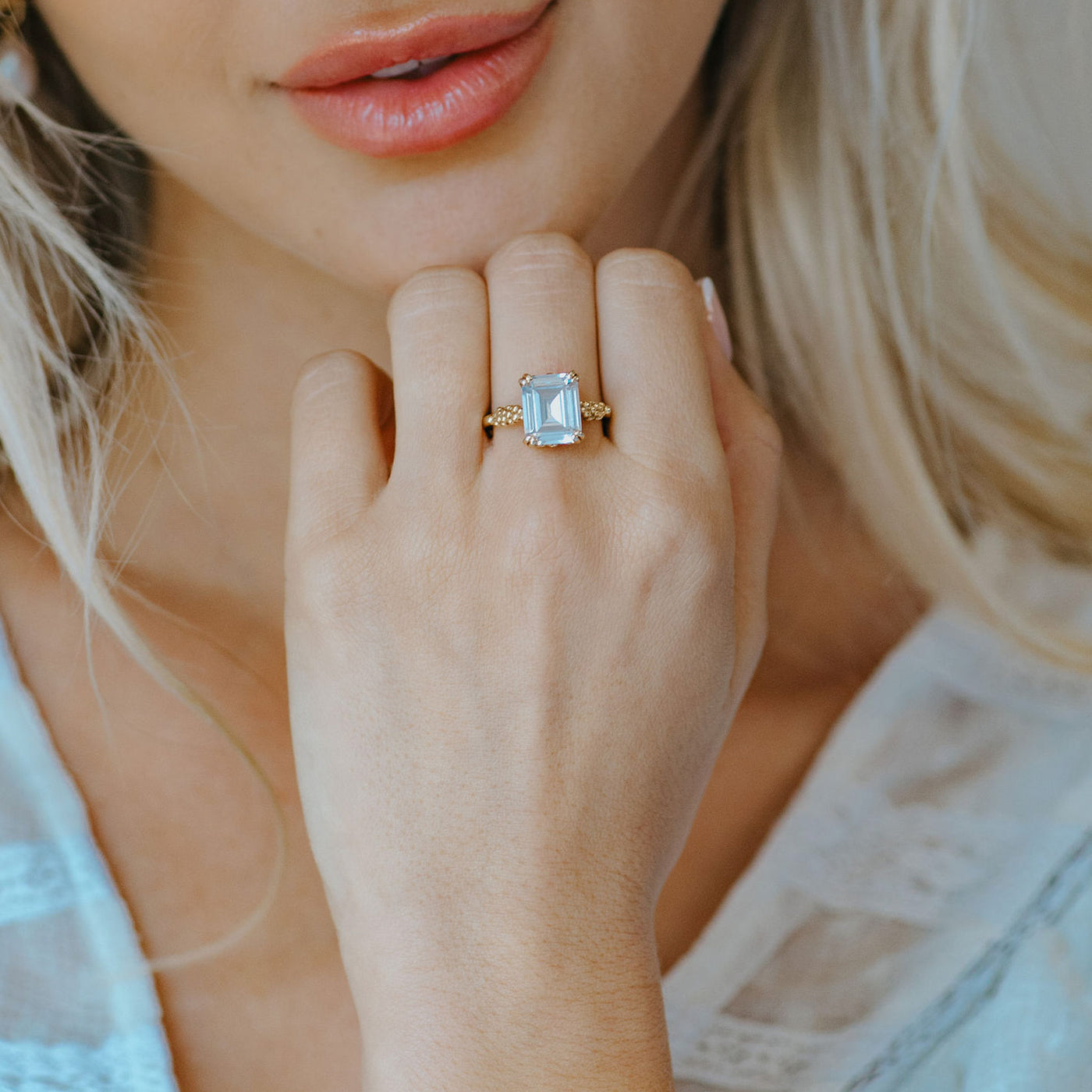 Dainty London 14ct Yellow Gold Merrow Ring