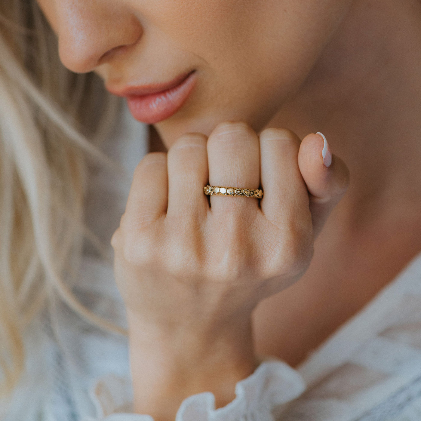 Dainty London Gold Hebe Ring