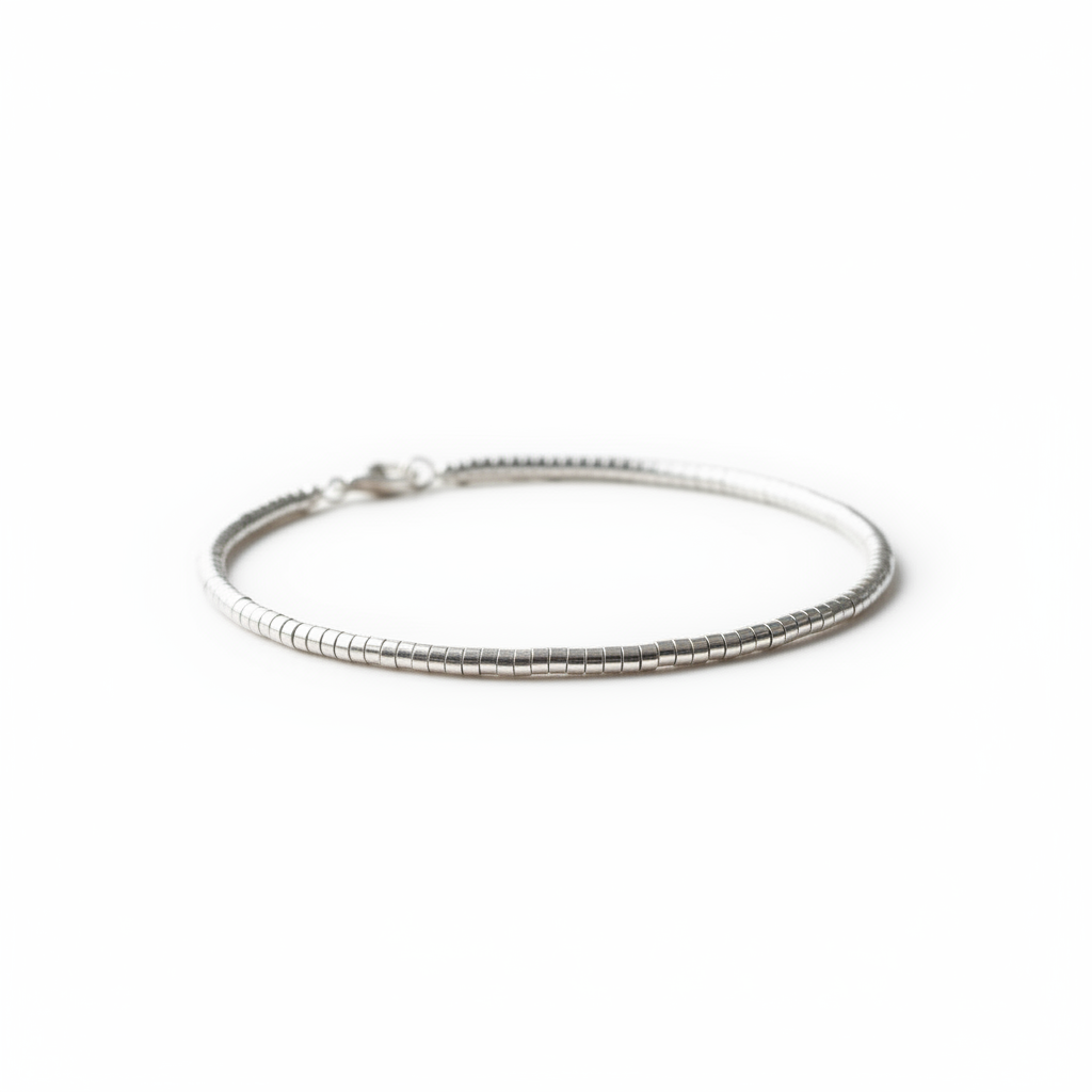 Sterling Silver Small Barrels Bracelet