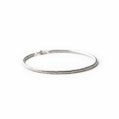 Sterling Silver Small Barrels Bracelet