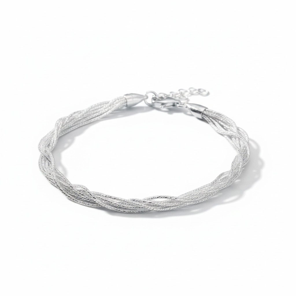 7-Strand Bracelet - Sterling Silver