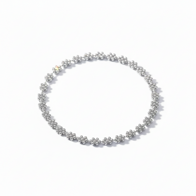 Flower Bracelet - Sterling Silver