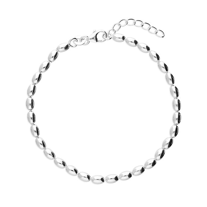Sterling Silver Large Seed Bracelet