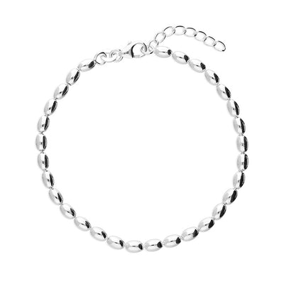 Sterling Silver Large Seed Bracelet