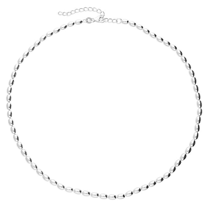 Sterling Silver Large Seed Necklace