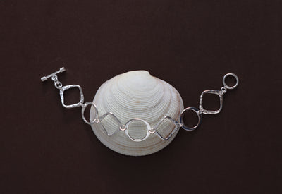 Sterling Silver Squircle Bracelet