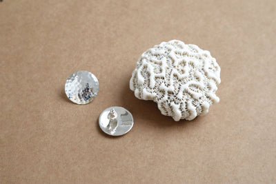 Sterling Silver Hammered Stud Earrings