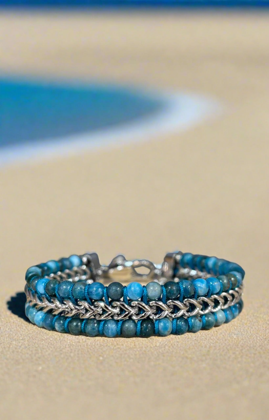 Unique & Co Steel Dark Turquoise Bracelet