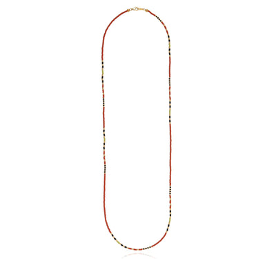 Anna Beck Shinga Gold Multicolour Beaded Necklace