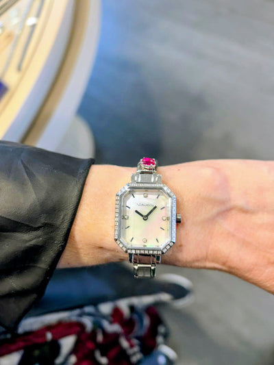 Nomination Steel Mother of Pearl Cubic Zirconia Watch