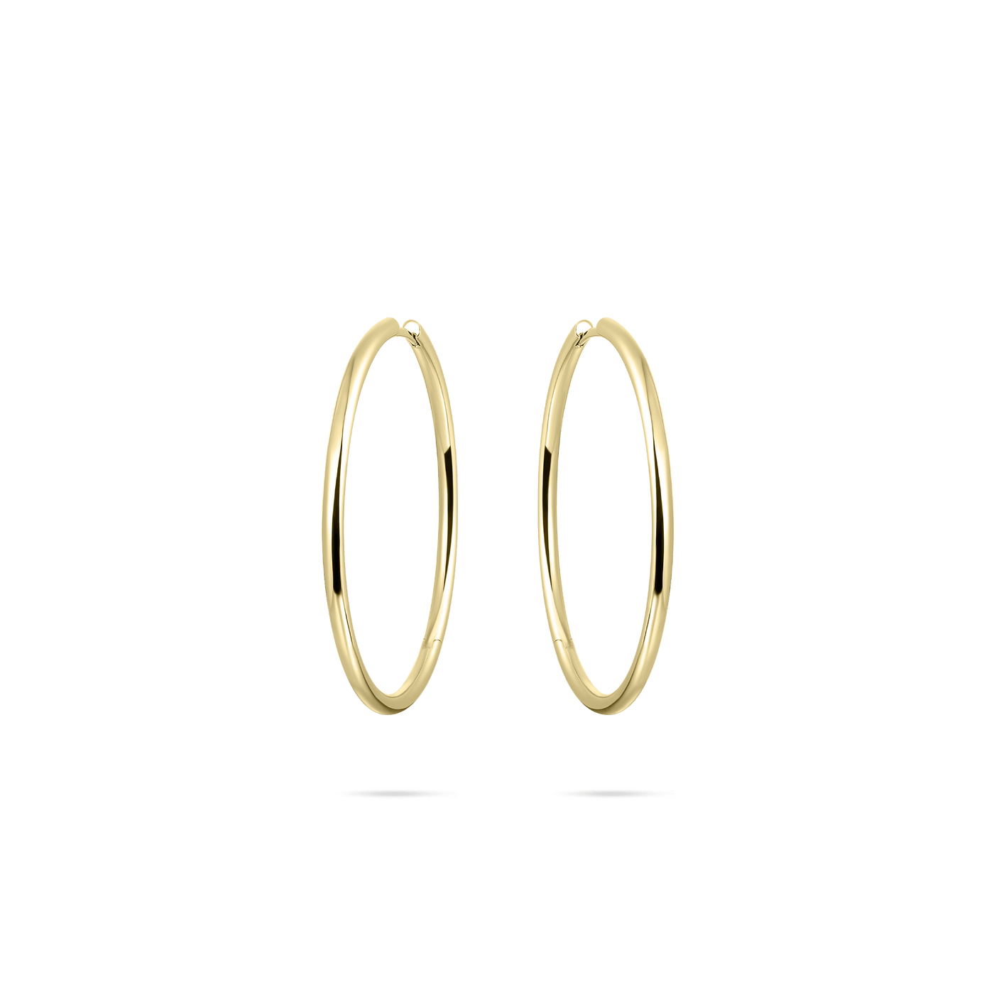 40mm Gold Vermeil Sterling Silver Ultra Maxi Hoop Earrings - Rococo Jewellery