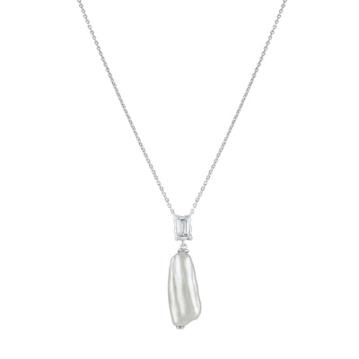 Sterling Silver Pearl Pendant