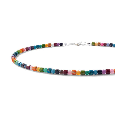 Carrie Elspeth Kaleidoscope Full Jasper Agate Necklace