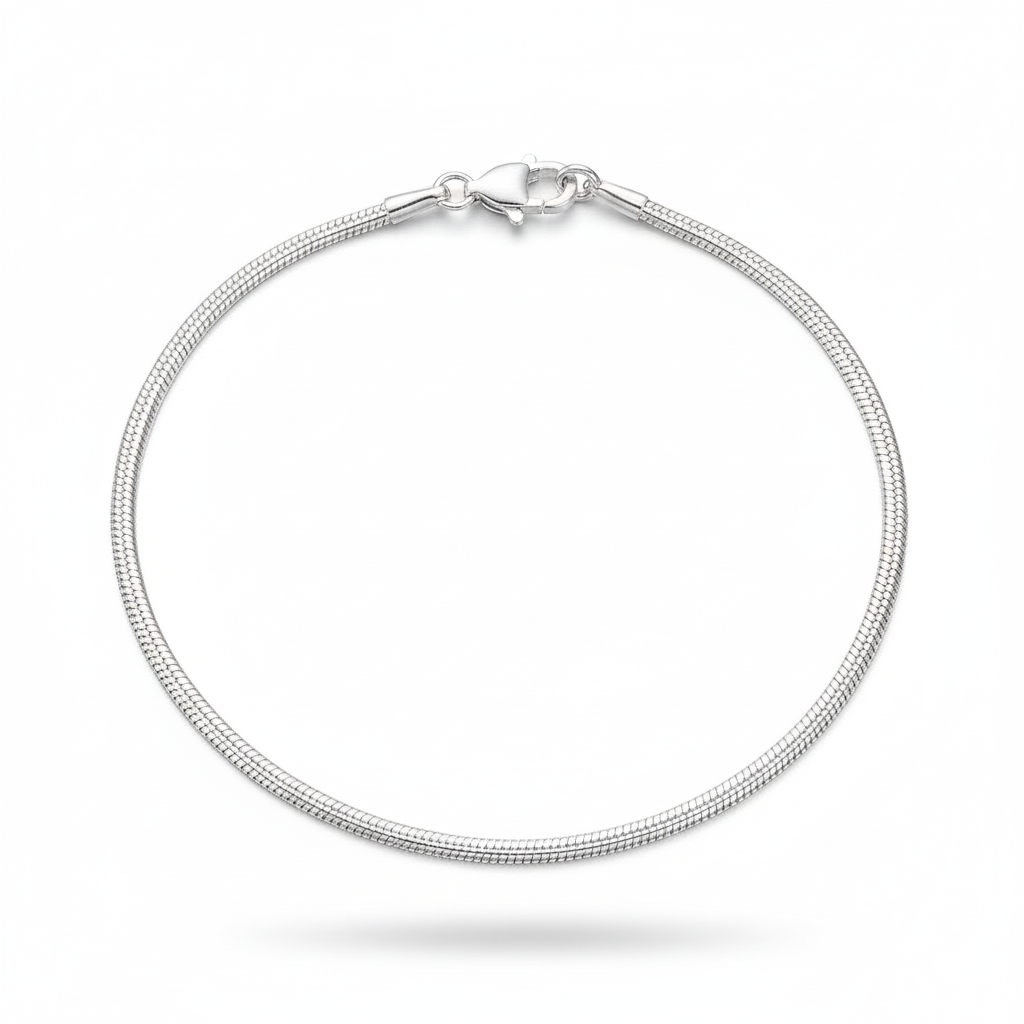 Sterling Silver Medium Snake Chain - Various Lengths