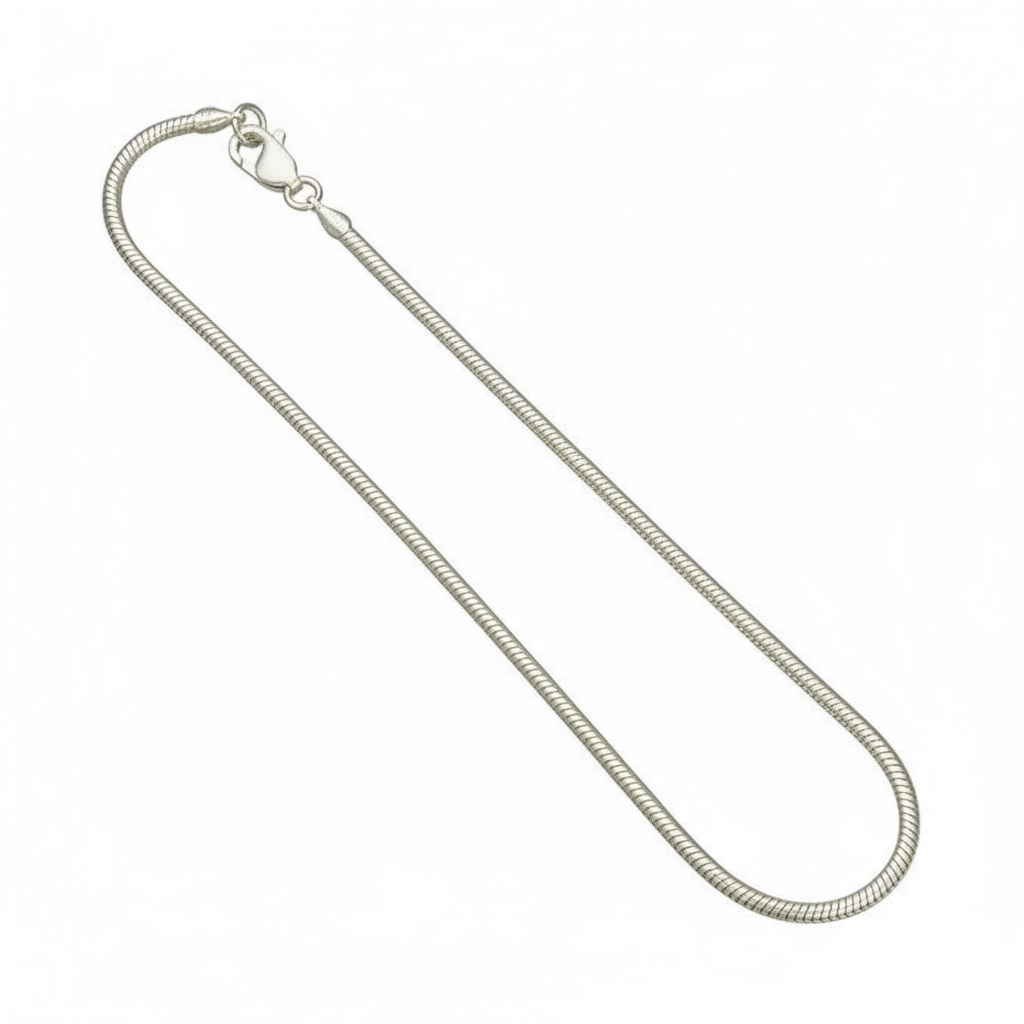 Sterling Silver Thick Snake Chain - Various Sizes