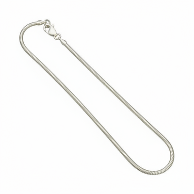 Sterling Silver Thick Snake Chain - Various Sizes