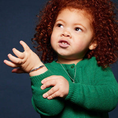 Little Star Luna- Sun and Moon Christening Bangle