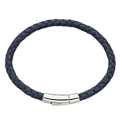 Little Star Reed - Mens Navy Leather Bracelet