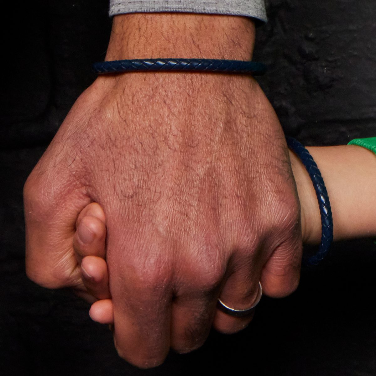 Little Star Reed - Mens Navy Leather Bracelet