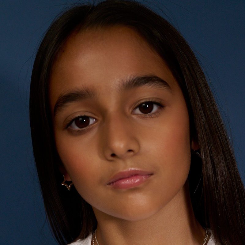 Little Star Sterling Silver Star Hoop Earrings