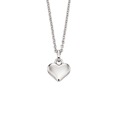 Little Star Mia Plain Small Heart Pendant and Chain