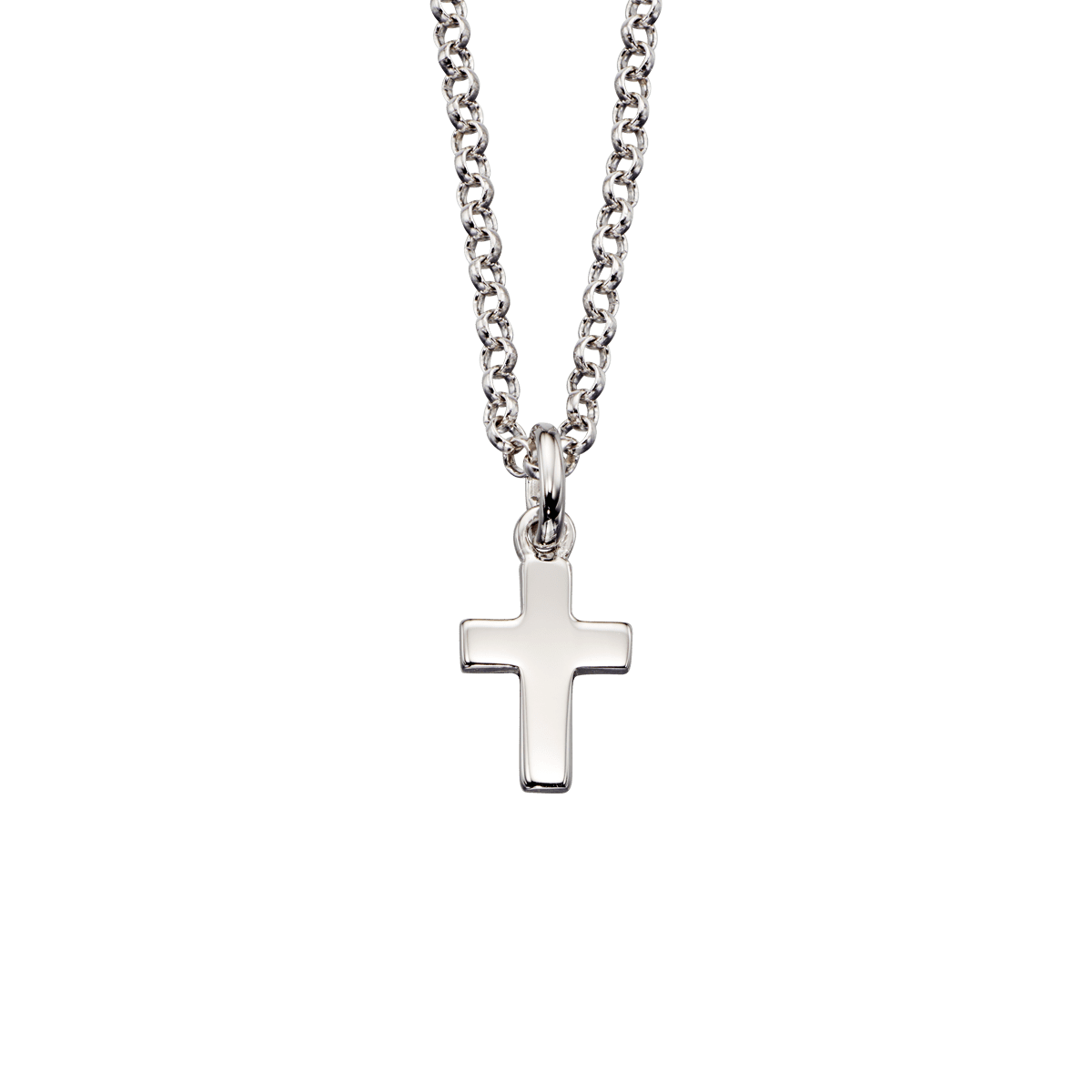 Little Star Kaia Plain Small Cross Pendant and Chain