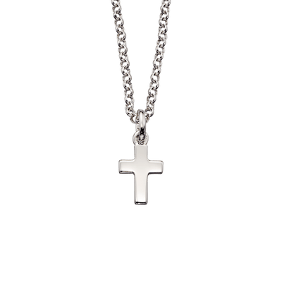 Little Star Kaia Plain Small Cross Pendant and Chain