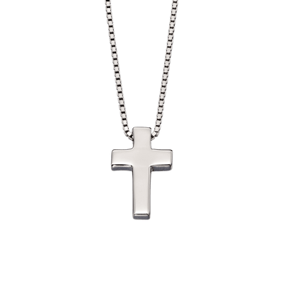 Little Star Thom - Boys Medium Cross Pendant And Chain