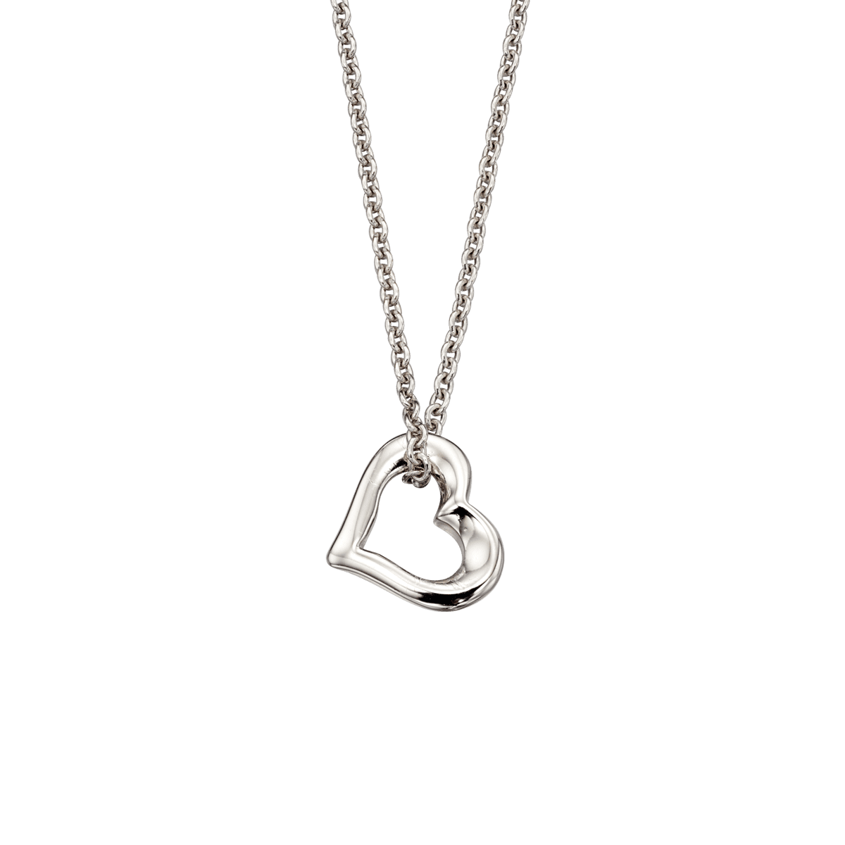 Little Star Lola Small Open Heart Pendant and Chain