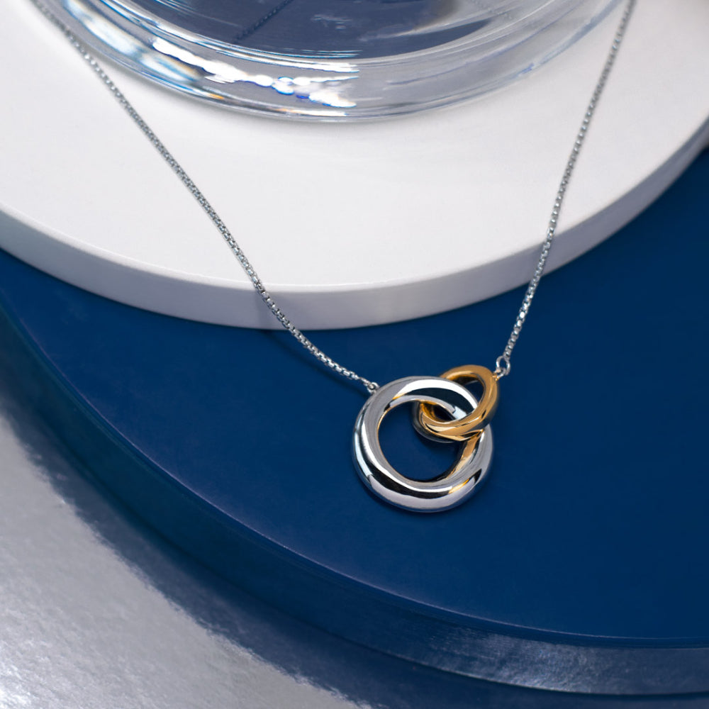 Kit Heath Bevel Cirque Gold Link Necklace