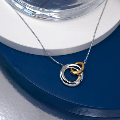 Kit Heath Bevel Cirque Gold Link Necklace