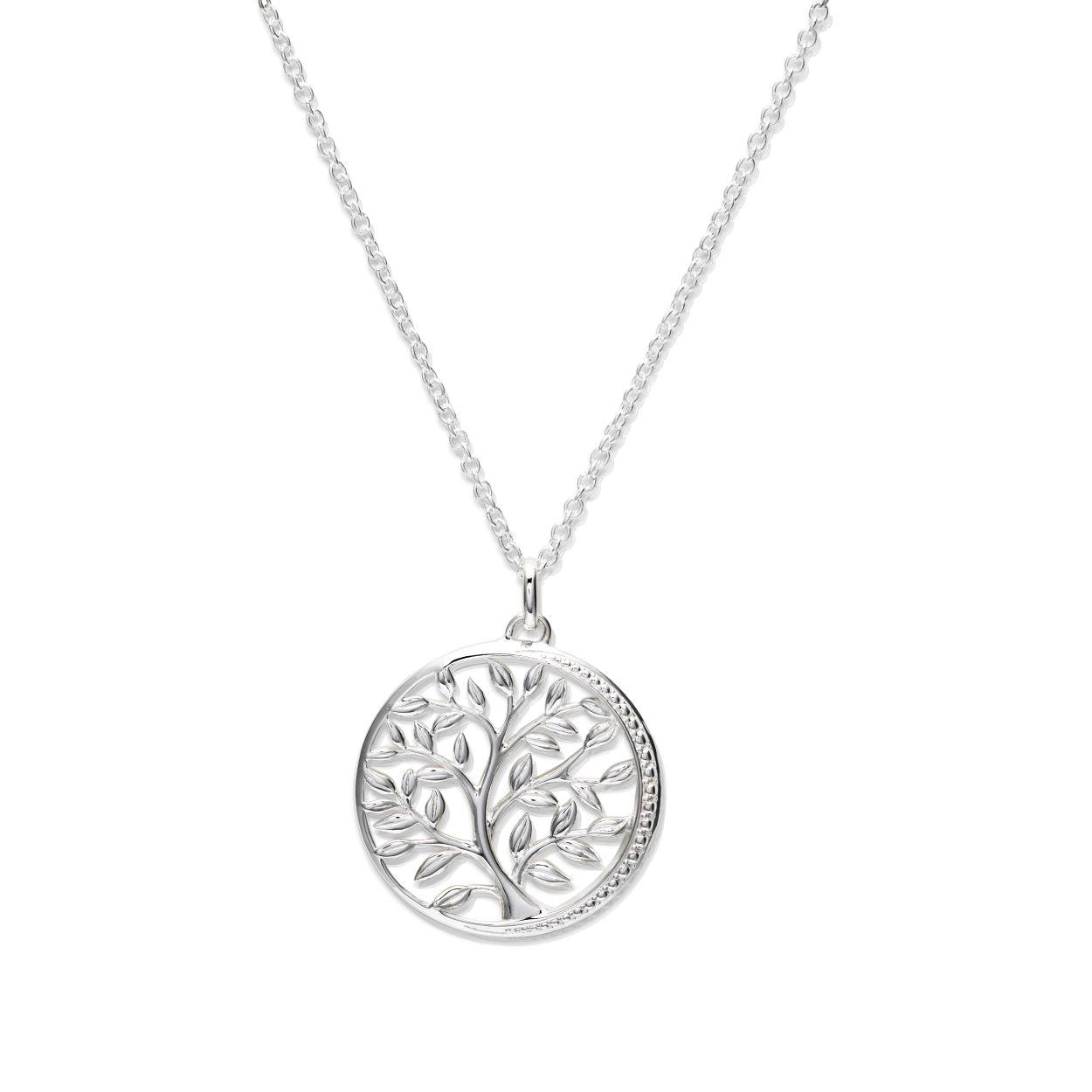 Unique & Co Sterling Silver Tree Necklace - Rococo Jewellery