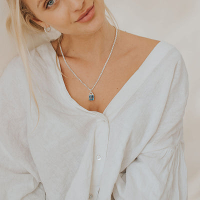 Dainty London Silver Maxi Astrid Necklace