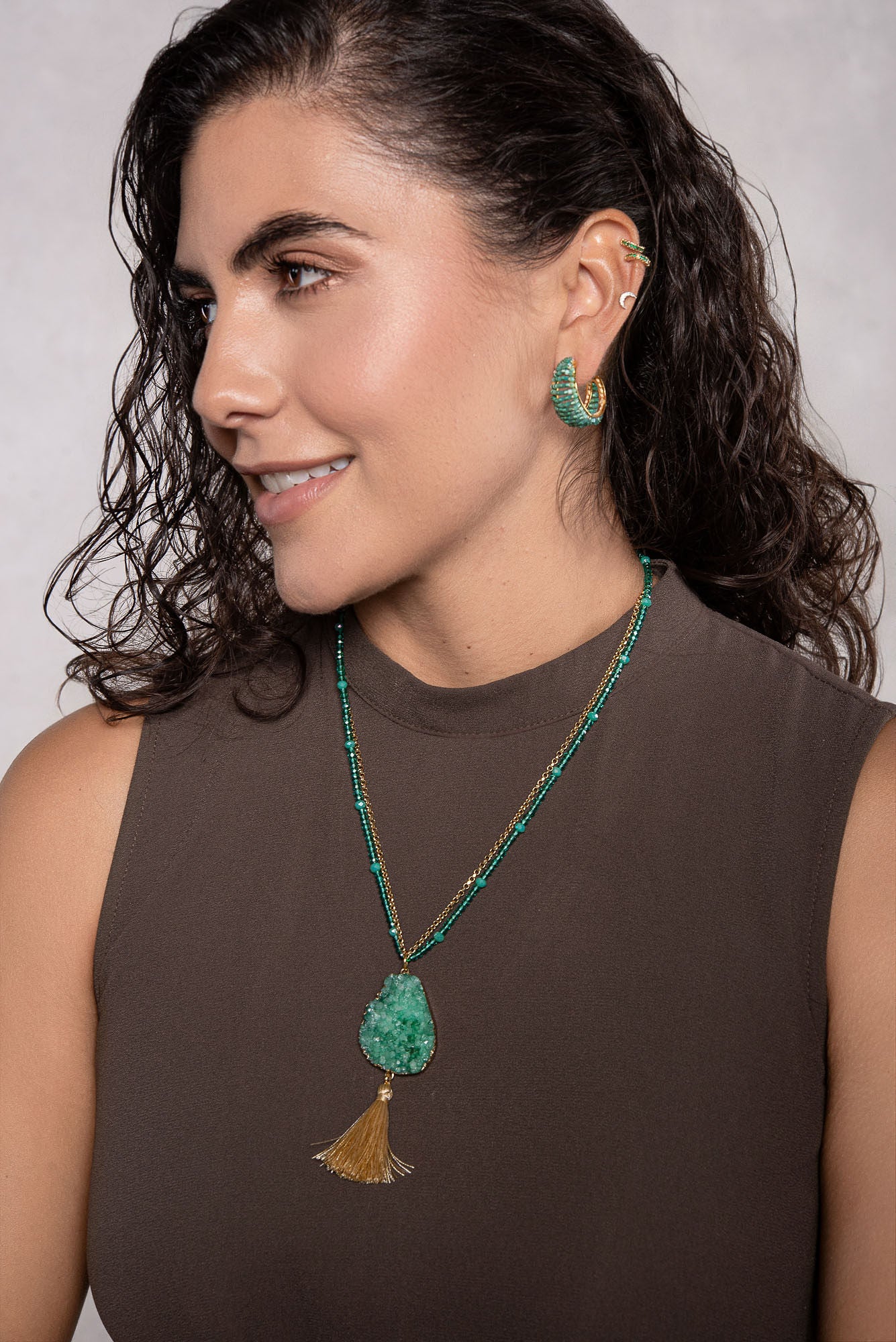 Mishky Turquoise Quartz Necklace