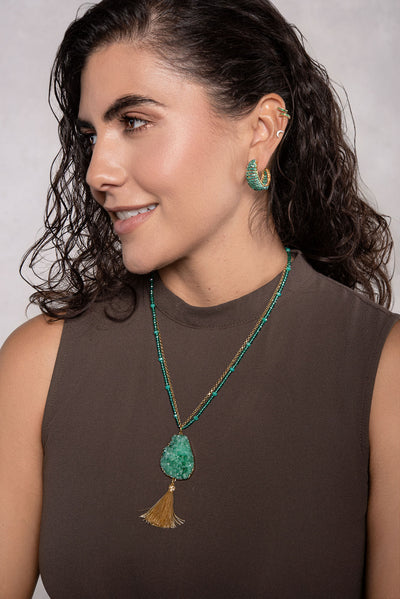 Mishky Turquoise Quartz Necklace