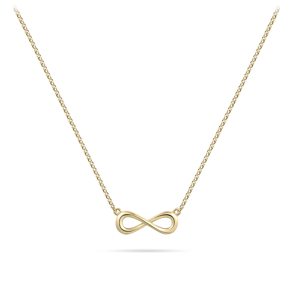Gold Vermeil Sterling Silver Infinity Necklace - Rococo Jewellery