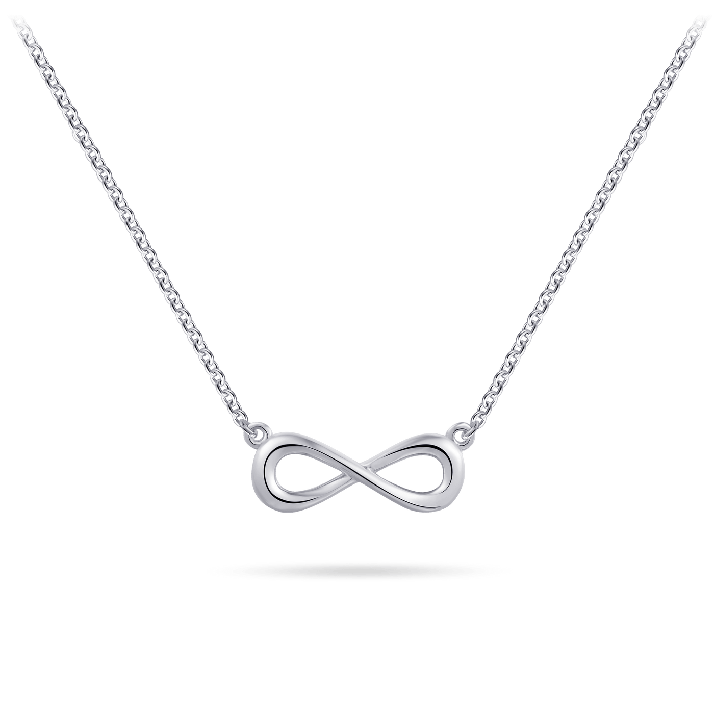 Sterling Silver Infinity Necklace - Rococo Jewellery