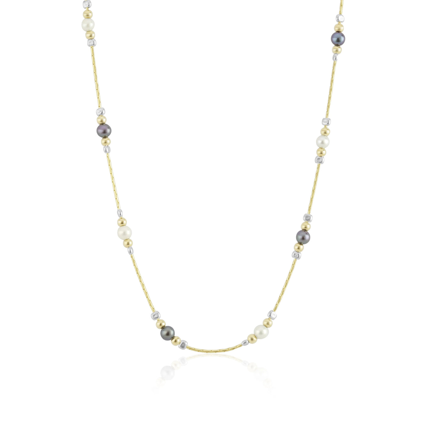 Lavan Gold Peacock Pearl Necklace