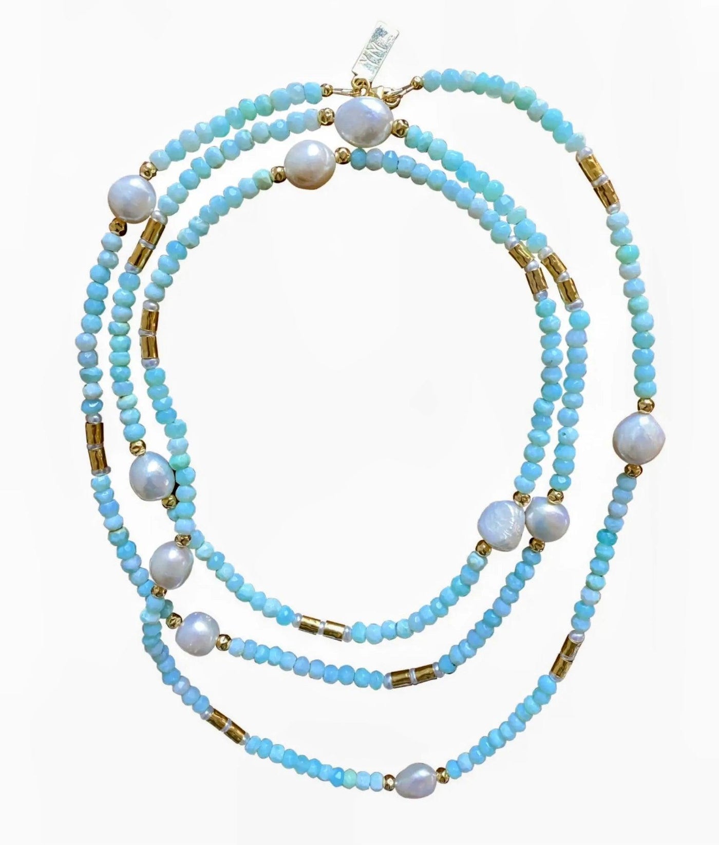 Yaron Morhaim Long Peruvian Opal Necklace - Rococo Jewellery
