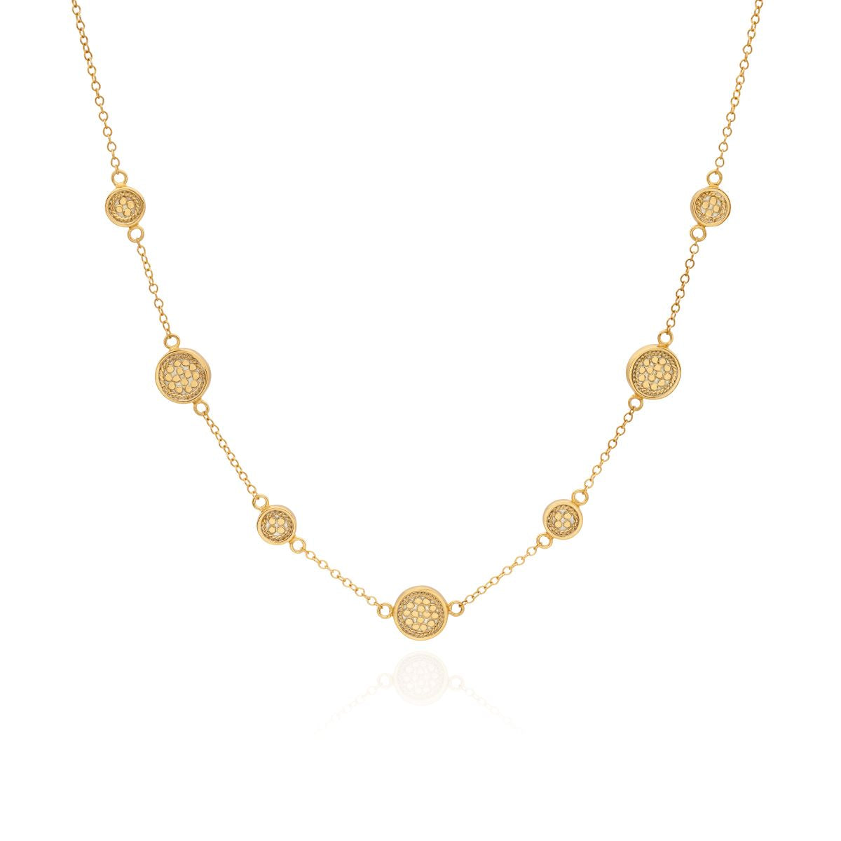 Anna Beck Classic Gold Station Necklace