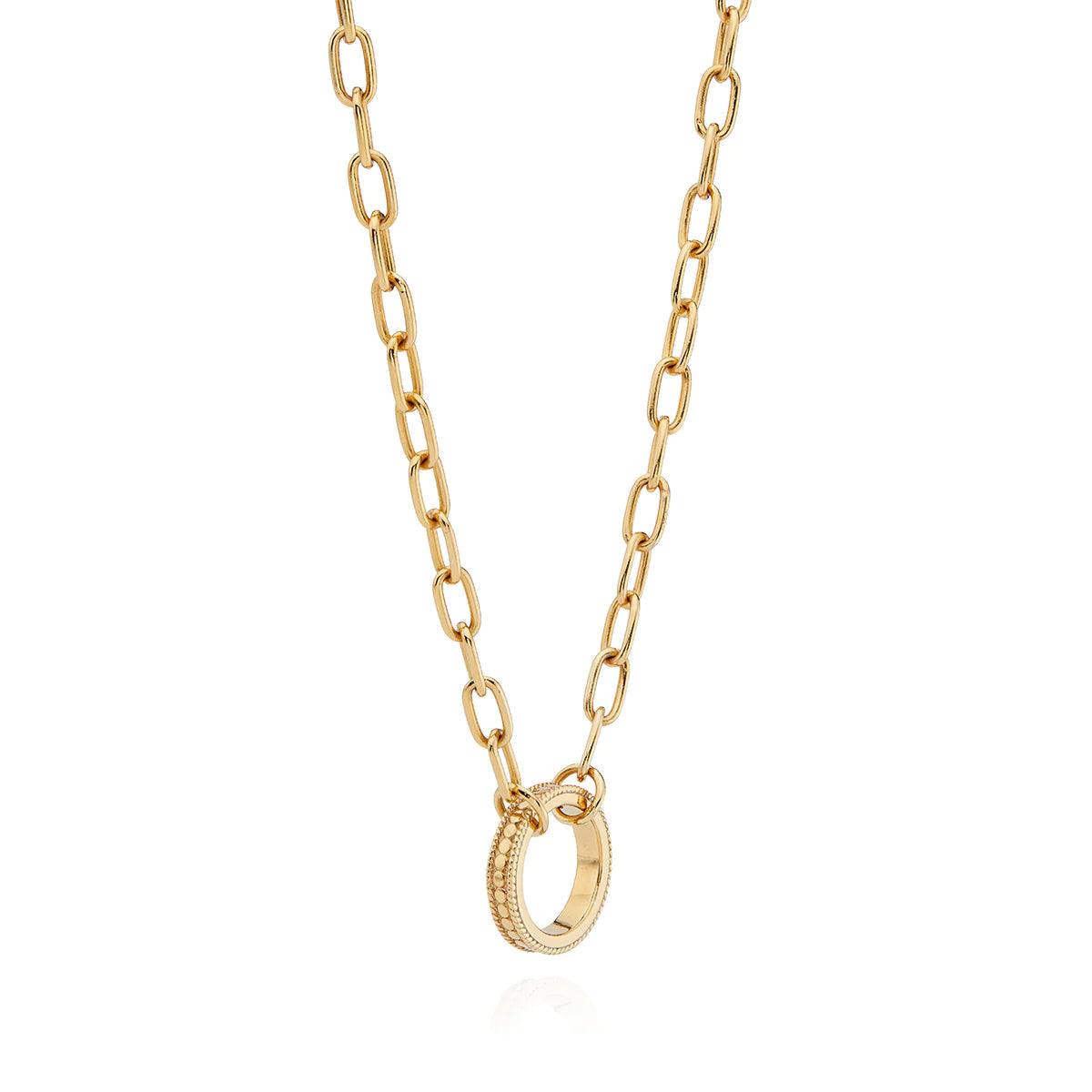 Anna Beck Open Chain Gold Necklace - Rococo Jewellery
