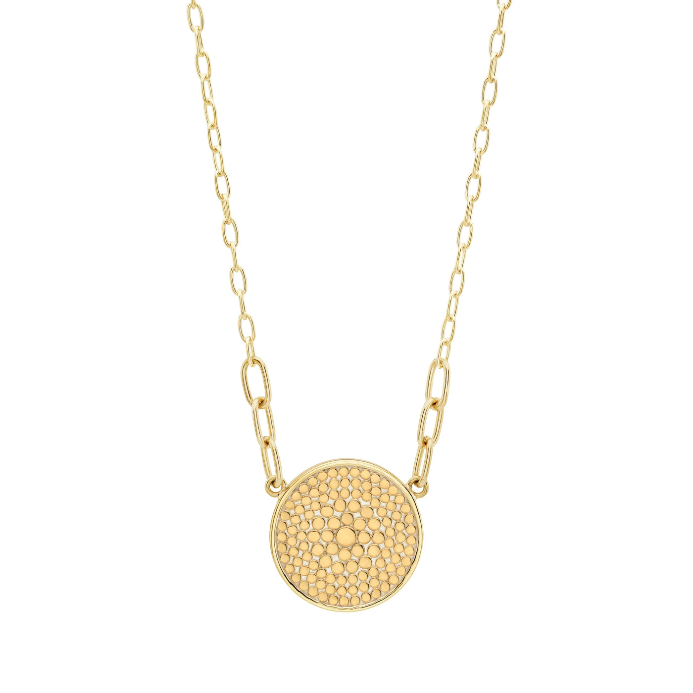 Anna Beck Gold Balance Circle Pendant Necklace