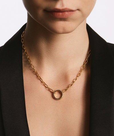Anna Beck Open Chain Gold Necklace - Rococo Jewellery