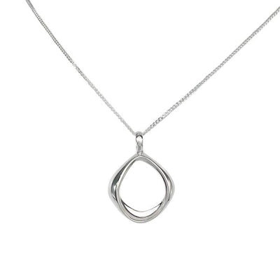 Sterling Silver Plow Collar Pendant - Rococo Jewellery