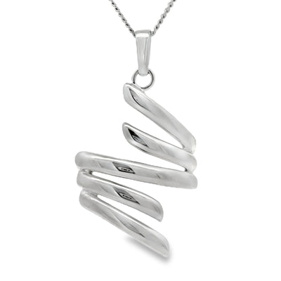 Sterling Silver Jenga Pendant