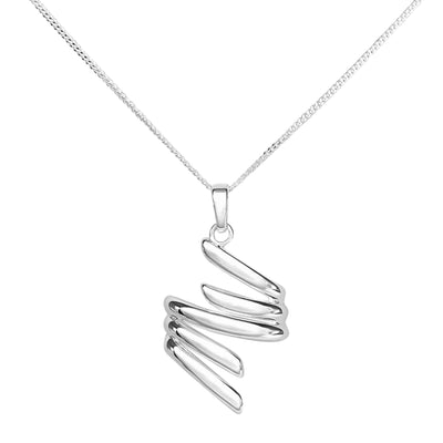 Sterling Silver Jenga Pendant