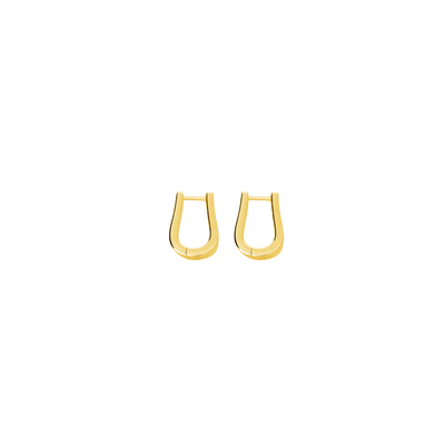 Lucy Q Gold Vermeil Small Petal Hoop Earrings
