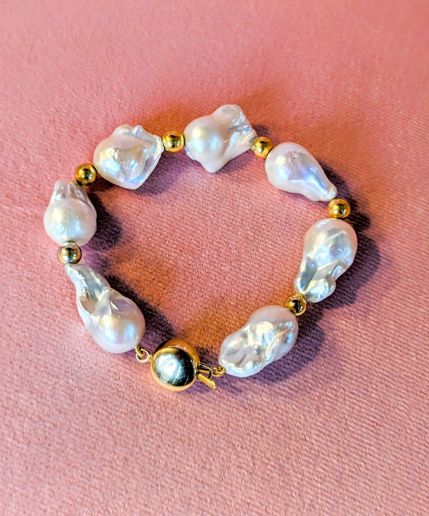 Yaron Morhaim Baroque Pearl Bracelet - Rococo Jewellery